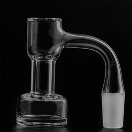 DHL Seamless Terp Slurper Auto Spinner Smoke Bevelled Edge Quartz Banger With 2pcs Tourbillon/ Spinning Air Holes For Dab Rig Water Glass Bong Pipes