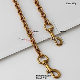 High quality width 11mm old gold Chains Shoulder Straps for Handbags Purses Bags Strap Replacement Handle Accessories 220513292h