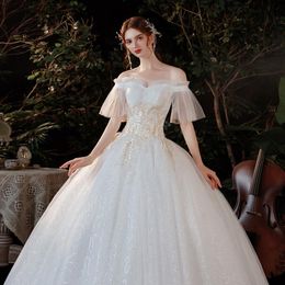 Other Wedding Dresses Simple Dress 2022 Tuller Bride Off Shouler Dream Ball Gown Prinecess DressOther