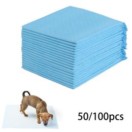 super absorbent dog diapers UK - Dog Apparel 5 Size Pet Diapers Super Absorbent Cat Training Urine Pee Pads Healthy Clean Wet Mat Disposable Diaper Pad254R