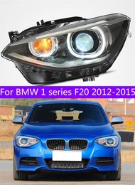 Car Headlights For BMW the 1 series F20 20 12-20 15 Headlight Headlamp Bi Xenon Lens HID High Low beam light