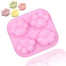 Baking Moulds DIY Handmade Aromatic Soap Cat Claw Mousse Cake Mould Chocolate Mould Easy To Demould CCE14139