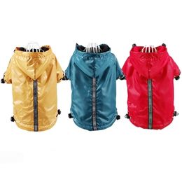 Waterproof Clothing Raincoats Clothes Transparent Raincoat Pet Supply Dog Coat for Chihuahua Cloak 201102