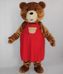 2022 Discount factory sale cute brown colour adult plush teddy bear mascot costume