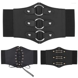 Belts Stretchy Cinch Belt For Dresses Waist Cincher Corset Tops Women To Wear Out G5AE Fier22