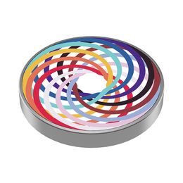 Colorful gyro luminous galaxy star decompression stainless steel toy new cross-border cosmic luminous desktop rotation