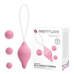 kegel balls UK - Pretty Love Kegel Ball Vaginal Trainer Smart Love Ball for Vaginal Tight Exercise Sexy Toy Sex Products for women Y1893002227D