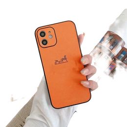 Cell Phone Cases S Designers Phone Cases Shockproof Brand Case for Iphone Pro Max Promax Mini X Xs Xr P Phonecases O7K0