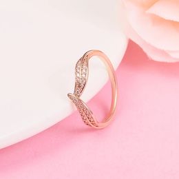 Authentic 925 Sterling Silver Ring Sparkling Leaves Rings for Women Wedding Engagement Ring Fine Jewellery Bague Wholesale 189533C01 199533C01