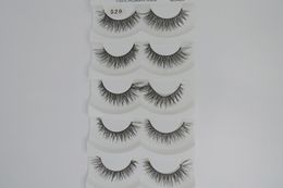 5 Pairs Lashes Natural Long Wispies False Eyelashes Soft make up Extension Makeup Fake Eye Lashes