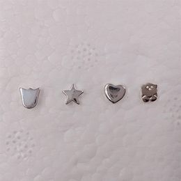doll earrings Canada - Bear Jewelry 925 Sterling Silver earrings Sweet Dolls Set Fits European Jewelry Style Gift 611143500238t