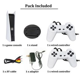 Ps5 Appearance Nostalgic Host Game Station 5 USB Wired Video Game Console With 200 Classic Games 8 Bit GS5 TV Consola Retro Handheld Player AV Output DHL