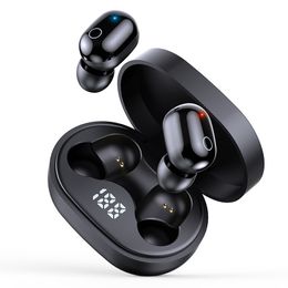 A12 TWS Bluetooth 5.0 Earbuds Headphone Wireless Earphones Life Waterproof Mini Twins Headset 9D Stereo with Mic for All Smart Phone