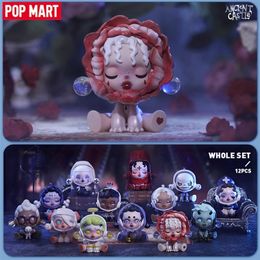 POP MART SkullPanda Ancient Castle Series Collectible Cute Skullpanda Blind Box Kawaii Toy Figures Mystery 220520