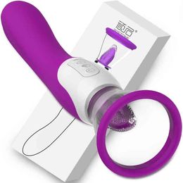 NXY Vibrators Vibrating rod female masturbator vibrating AV bead rotating automatic heating sucking tongue licker pluggable device 0402