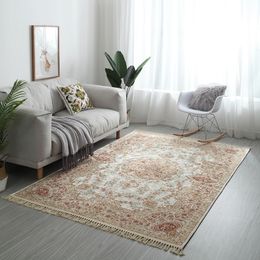European Style Tassel Soft Carpets For Living Room Bedroom Rugs Home Carpet Delicate Area Floor Door Mat Decorate Y200417
