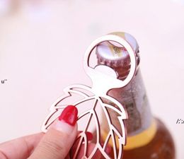 Autumn Themed Wedding Party Souvenir Copper Leaf Bottle Opener Favours BBE13471