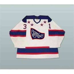 Thr 2020 Custom Vintage OHL 1989-92 17 Guy Leveque Cornwall Royals Game Worn Hockey Jerseys