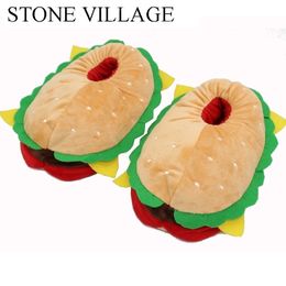 Arrival Lovely home Slippers soft warm Cotton Floor Slippers Christma slippers large size 3541 Y200106