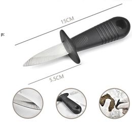 Open Shell Scallops Seafood Oysters Knife Multifunction Utility Kitchen Tools Stainless Steel Handle Oyster Knives Sharp-edged BBA13302