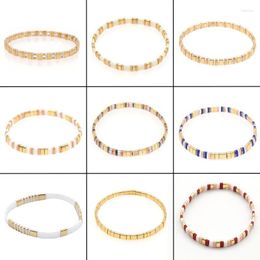 Beaded Strands Simple Personality Multi-layered Bracelet For Women Bohemian Ethnic Tila Bead Dating 2022 Trend Friends Gift Wholesale Fawn22
