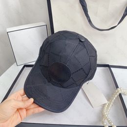 Flower Big Letter Ball Cap Mens Designer Baseball Caps For Woman Travelling Sunshade Hat Black Khaki Hats