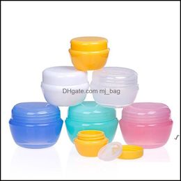 Packing Bottles Office School Business Industrial Refillable Mushroom Shape Empty Make Up Jar Pot Portable Travel Face Cream/Lotion/Cosmet