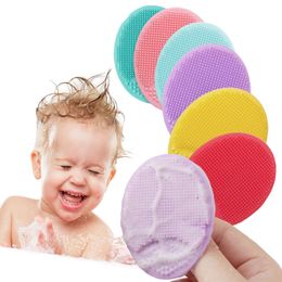 Silicone Cleaning Brush Facial Brushes Baby Bath Massage Pad Face Skin Cleaner Pore Deep Cleansing Brushes Shower Scrub Tool