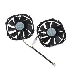 Fans & Coolings 2Pcs 85MM 4Pin GA91S2H 12V 0.35A VGA Fan Graphics Card Cooling For Yeston RX480 570 580 GPU CoolerFans