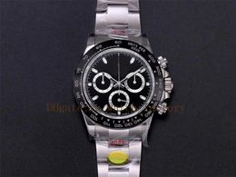 Mens/Womens Watches Richrd Mile Watch 904L Steel Factory CAL.4130 Movement Automatic Black Dial Ceramic Bezel Chronograph With original box X
