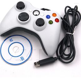 Game Controllers & Joysticks 1pcs USB Wired Joypad Gamepad For PC Controller Microsoft System Win7/10 Black White Phil22