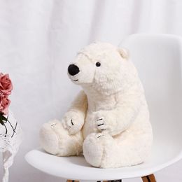 35cm Popular Kawaii Polar Bear Plush Doll Kids Toys Cute Toy Big Dolls Stuffed Toy Interesting Creative Children Gifts LA479