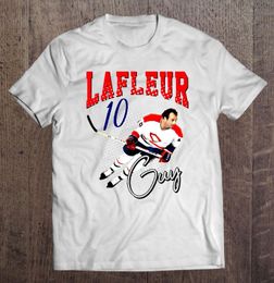 Men's T-Shirts Retro Guy Lafleur Hockey Player T Shirt For Men With Short Sleeves Clothing T-Shirt Anime