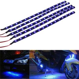 Strings 15 Led Motor Vehicle Hrille 30cm Car Waterproof Soft Underbody Light Luminarias Decorativas For Party Room Decor GiftLED