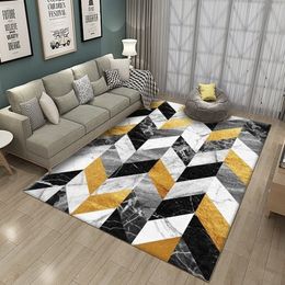 Design Living Room Carpet Nordic INS Bedroom Modern Rug Sofa Coffee Table Floor Mat Kids Tatami Area Rugs Mats Y200527