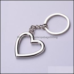 Party Favor Event Supplies Festive Home Garden Novelty Zinc Alloy Heart Shaped Keychains Metal Keyrings For Lovers Rra3916 65 J2 Drop Deli