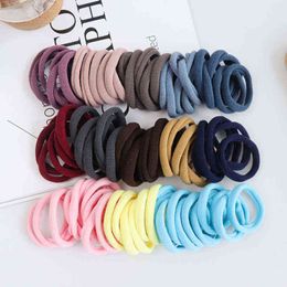 Womens Elastic Girl Baby Gum Scrunchies Kid Rubber Bands Ties Colourful Nylon Hair Accessories For Children AA220323