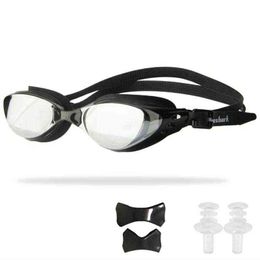 Men Women Silicone Electroplate Plating Swimming Glasses Anti Fog UV Protection Swim Goggles Waterproof Eyewear Without Box G220422