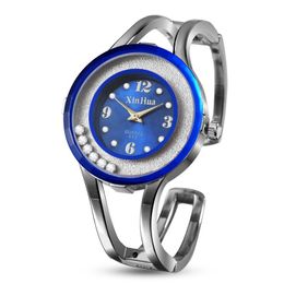 Wristwatches Women Watches Bracelet Relogio Feminino Quartz Fashion Bangle Watch Womens Crystal Stainless Steel Wristwatch Bayan Kol SatWris