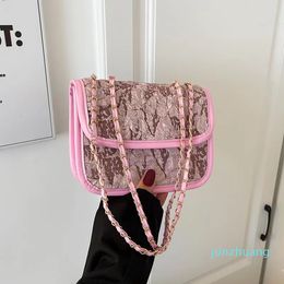 Designer -fashion shoulder or slung crossbody bag Floral Clamshell buckle design decoration Colour women handbag