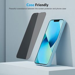 privacy Tempered Glass Screen Protector for iphone 13, 13 pro, 13 pro max , 13mini , Without retail packaging