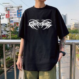 GHOSTEMANE T shirt Men Fashion Cotton Tshirts Kid Hip Hop Rapper Tee Shirt Women Tops Rock Gothic Camisetas Hombre Boy Tshirt 220608