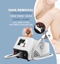 Professional Portable One Handle 808nm Diode Laser Permanent Hair Removal Machine Skin Rejuvenation Beauty Equipment for Salon Use