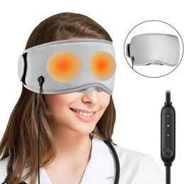 Graphene Far Infrared Heated Eye Mask For Sleeping Heating Therapy Eyepatch For Dry Eye Dark Circles Get Rid of Stye Eye Maaager 220514