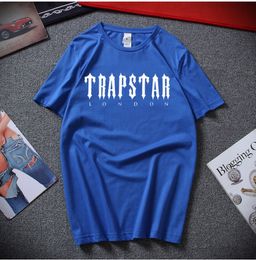 Mens Trapstar T Shirt Designer Shirt Men Women Hip Hop Top New Print Short Sleeve Summer Fashion Black Sportswear Brand Sweatshirt Polo Clothing 521