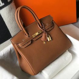 9a+höchste Qualitätstasche Frauen Geldbeutel Designer -Einkaufstaschen handgefertigt Luxus Designer Handtaschen Klassische Mode Togo Leder Brieftasche Pochette Clutch