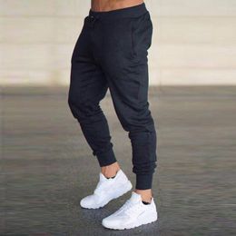 Men's Pants 2022 Fashion Men Gyms Joggers Fitness Casual Long Workout Skinny Sweatpants Jogger Tracksuit TrousersMen's
