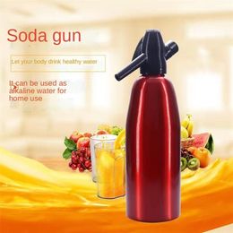 1L Soda Syphon CO2 Dispenser WATER Bubble Generator Cool Drink Cocktail Machine DIY Maker Making Sparking Water 220531