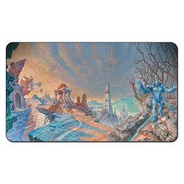 TCG Playmat Magic Board Game Playmat: KARN URZA PANORAMA 60*35cm size Table Mat