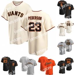 New Joe Pederson GIANT Jersey Carlos Rodon Mike Yastrzemski Brandon Belt Crawford Jose Godoy Alex Wood Buster Posey Austin Dean Jaylin Davis